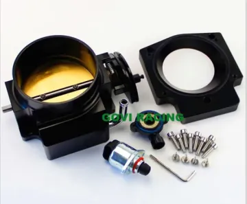 aluminum black throttle body spacer LS1 LS2