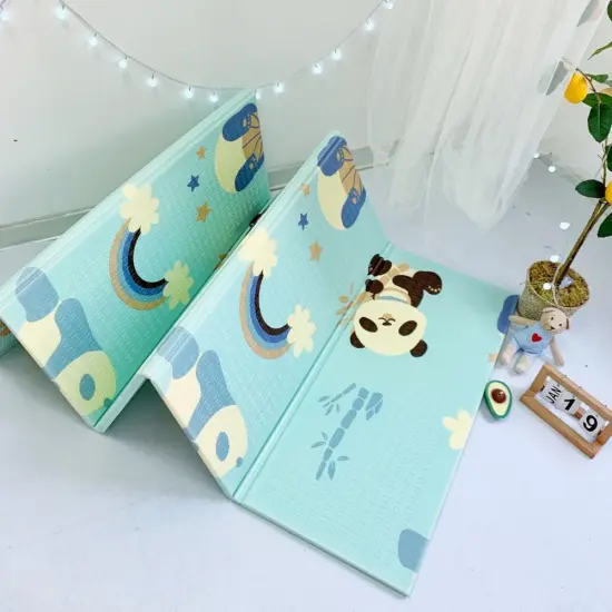 Play Mat for Babies Children's Rug on the Floor Foldable Waterproof Soft Kids Rug Infants Crawling Carpet Xpe Foam Puzzle Mats