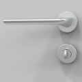 One side door handle with lock