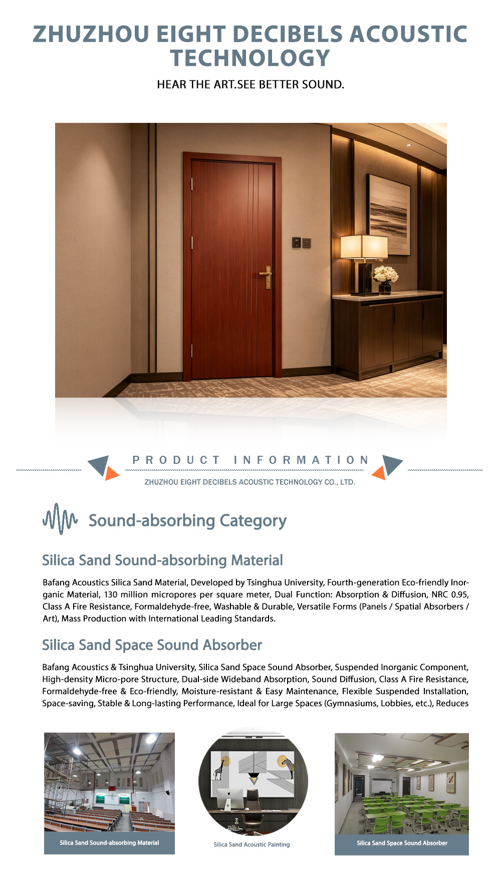 Wooden Acoustic Door-X
