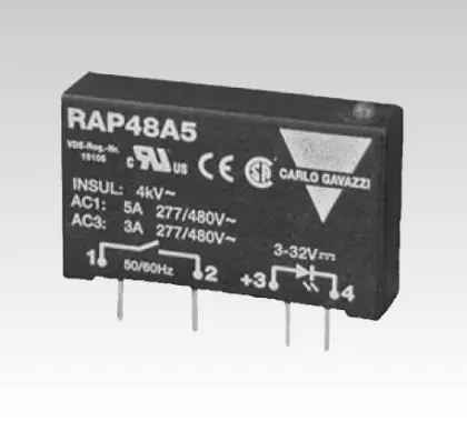 PCB electric solid state relay 1-phase ZS type SSR