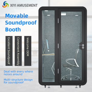Soundproof office booth sound barriers sound booth