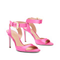 Elegant Satin Thin Heeled Sandals for Women