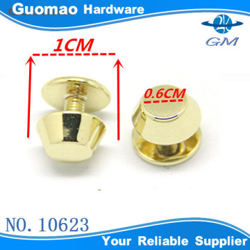 zinc alloy light gold decorative rivet