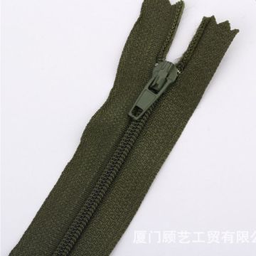 Hot sale 14inch chromatic long zippers for clothing