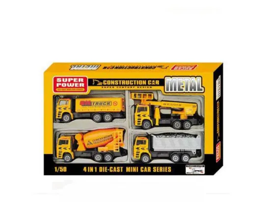 DIE CAST PULL BACK MOBILE MACHINERY SHOP