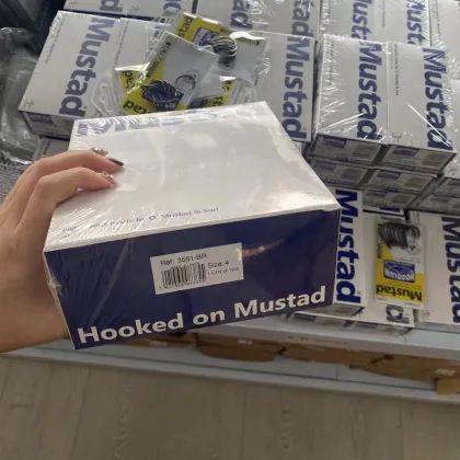 Mustad 3551 Classic Treble Standard Strength Fishing Hooks - Bronze/Nickle/Gold/Blonde Treble Tackle