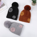 2019 knit cap with thickened ball cap