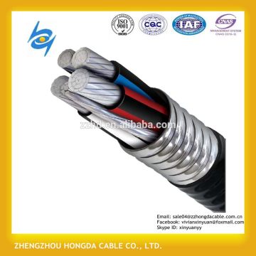 3 PHASE Al XHHW-2 Aluminum CONDUCTOR XLPE insulation Steel galvanized Armor MC Cables