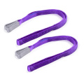 1 Ton 1M To 10M Length 30MM Width Cheap Price Polyester 1T Webbing Lifting Sling Belt Purple Color Safety Factor 8:1 7:1 6:1