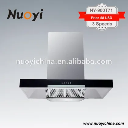 NY-900T66 Slim smoke ventilation system kitchen appliance range hoods