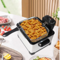 4.5L deep fryer with oil filtration for home