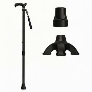 عصا قابلة للطي من ألياف الكربون خفيفة الوزن قابلة للتعديل