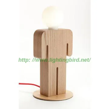 wood table lamp for children room