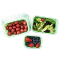 Kotak Makan Siang Penyimpanan Makanan Silikon Warna-warni untuk Rumah