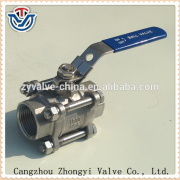 high quality 1000 WOG stainles steel ball valves