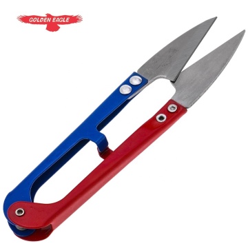 Golden Eagle U-shaped Yarn Cutting Scissors with Colorful Handles - TC-805