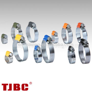 ABA type hose clamp 9.7mm & 11.7mm bandwidth round clamps types