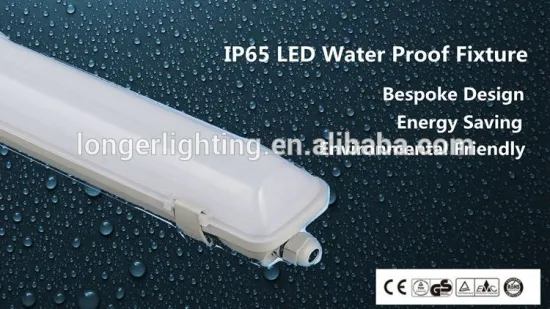 IP65 sensor led water proof fixture with dimming microwave