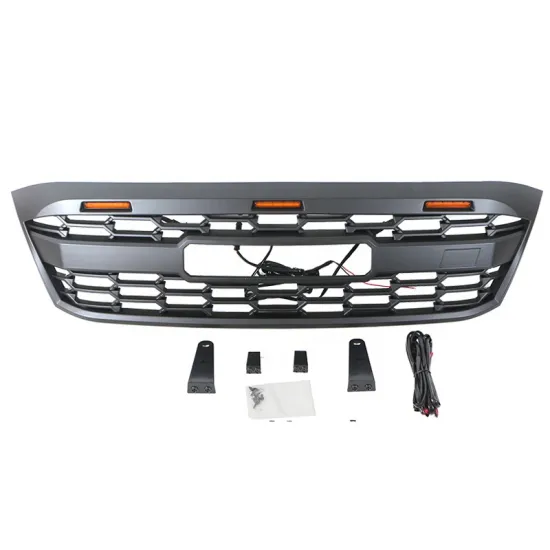 LED Bumper Front Grill Car Grille Parilla for Hilux Vigo 2005-2012