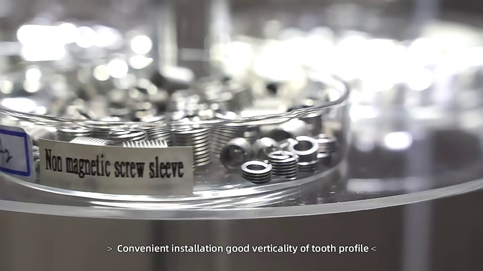 304 Stainless Steel Wire Thread Inserts Locking Type Fasteners with M2 M8 Threads Packed in Carton Box Metric Measurement System