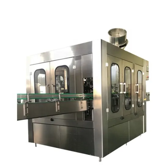 Full Automatic Glass Bottle Carbonated Drink Washing Filling Capping Machine