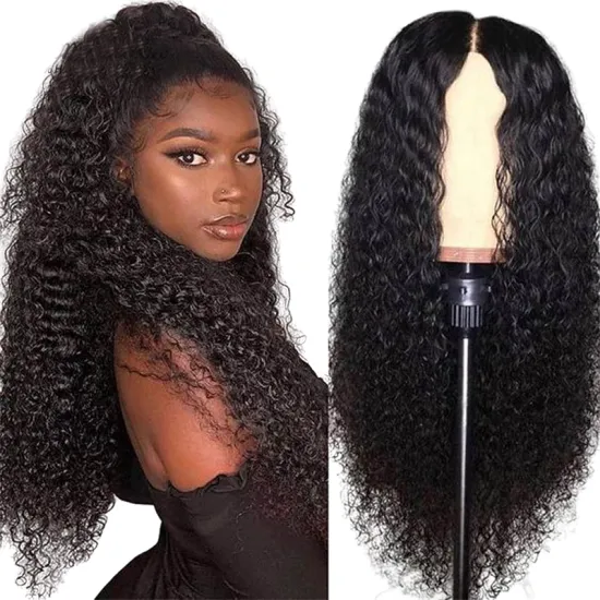Vendor Wholesale Malaysian Virgin Hair 13x6 Swiss Lace Closure Kinky Curly Human Hair Wigs For Black Women 2021 Trending Style