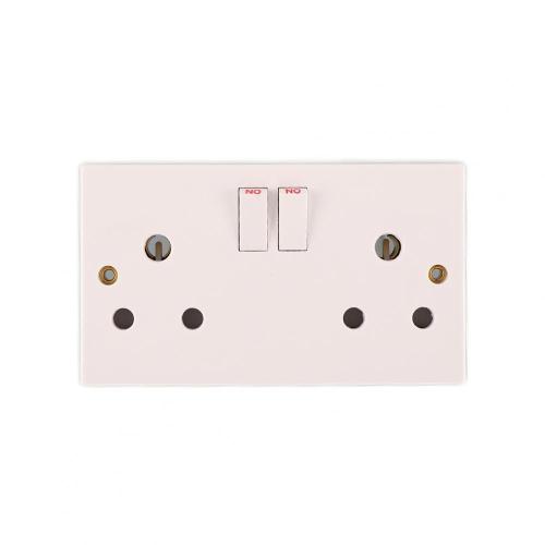 Double 15a Switched Socket Wall Switch Socket