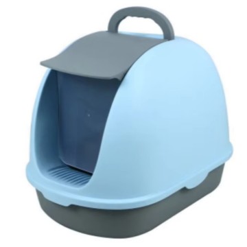 Cat Litter Box Lid Covered Toilet Tray Large Space Privacy Design Easy Cleaning Anti Scatter Durable Eco-Friendly Odor Plastic