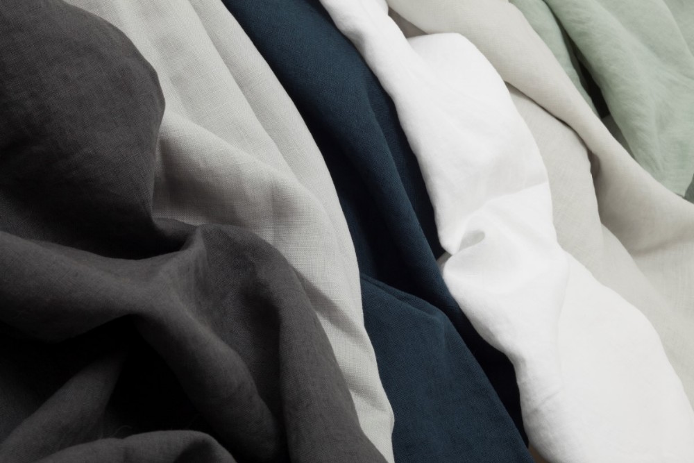 100% French Linen Fabric, Flax Linen Bed Sheets Fabric Wholesale