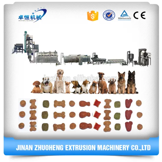 Complete line dog food pellet production line /machinery manufacturer /extrusion machine