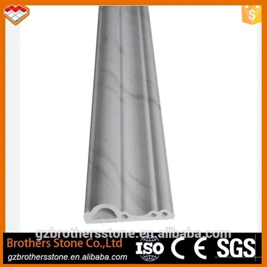 artificial door moulding black PVC marble sheet China Interior PVC Moulding