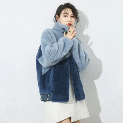 winter new korean style fur coat