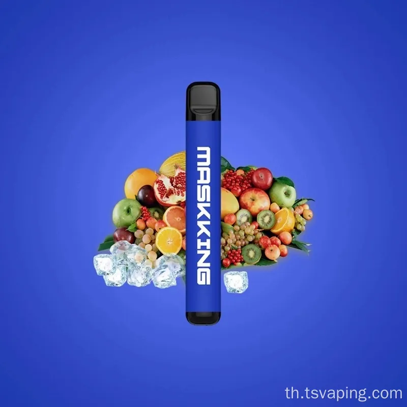 อร่อย 12 รสชาติผลไม้ vape maskking 400 พัฟ