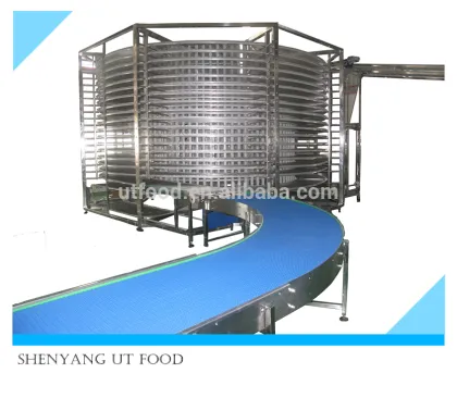 Spiral cooling tower food grand bakery equipment