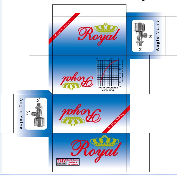 Royal Zinc Angle Valve