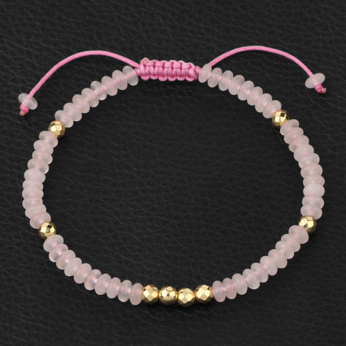 4MM Mini Gemstone Energy Bracelets Adjustable Healing Chakra Crystal Charm Beaded Unisex Semi Precious Abacus Beads Stone