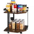 2-Tier Kitchen Counter Cabinet Storage Organizer