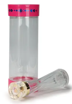 Transparent Plastic Perfume Packaging Box with Paper Lids