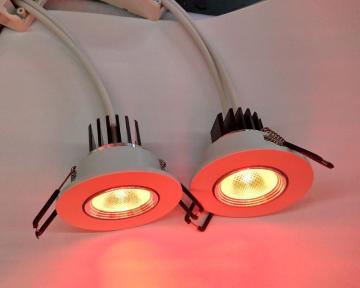 8W RGBW/RGBA LED Ceiling Light - 12V/24V DC with CE & RoHS Certification