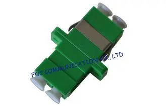 LC / APC Duplex Fiber Optic Adapter Low Insertion Loss For
