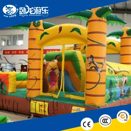 PVC custom inflatable bouncy house, jumping bouncer
