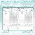 A5 Hardcover Leather Daily Health And Fitness Planner