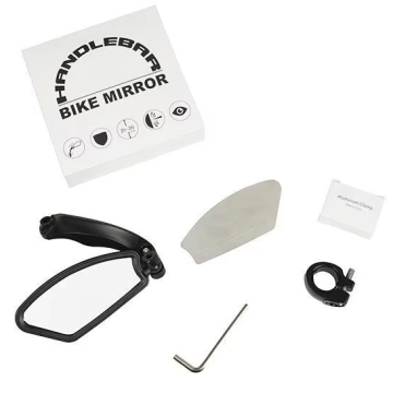 High-Definition Nylon Resin Bicycle Rearview Mirror for Handlebar