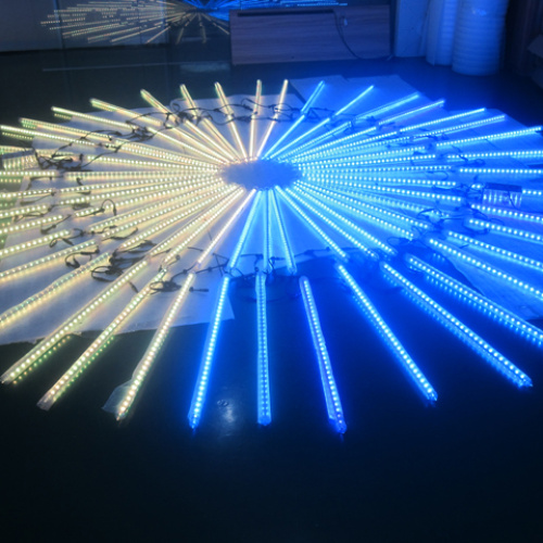 RGBW color changing Madrix video tube lighting