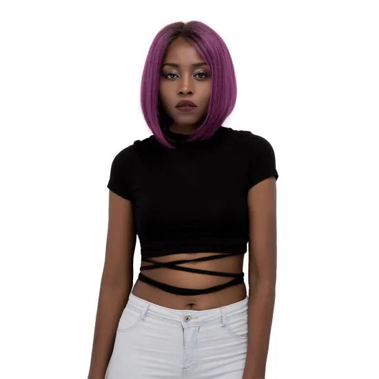 X-TRESS Factory Sale short bob lace frontal wigs 100% virgin human hair lace wigs  4x13lace human hair wigs