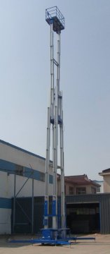 Ac / Dc Power Electric Mobile Hydraulic Lifting Platform For Station, Airport