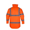 Logotipo personalizado Hi Vis Safety Chaqueta con bolsillos