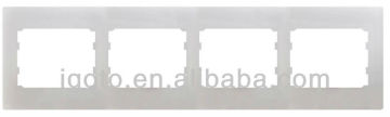 US 4 gang wall switch light frame