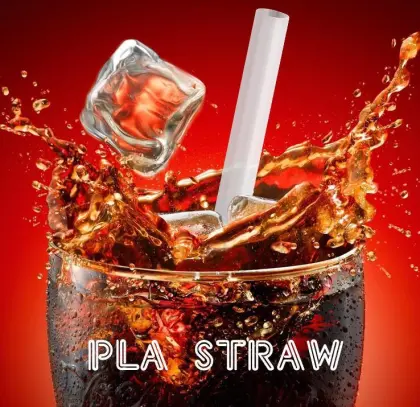 Disposable Paper Straws Pure white Drinking Straws party straw, PLA plastic drinking straw